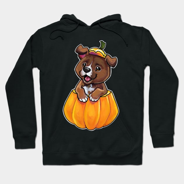 Pumpkin pup Hoodie by BiancaRomanStumpff